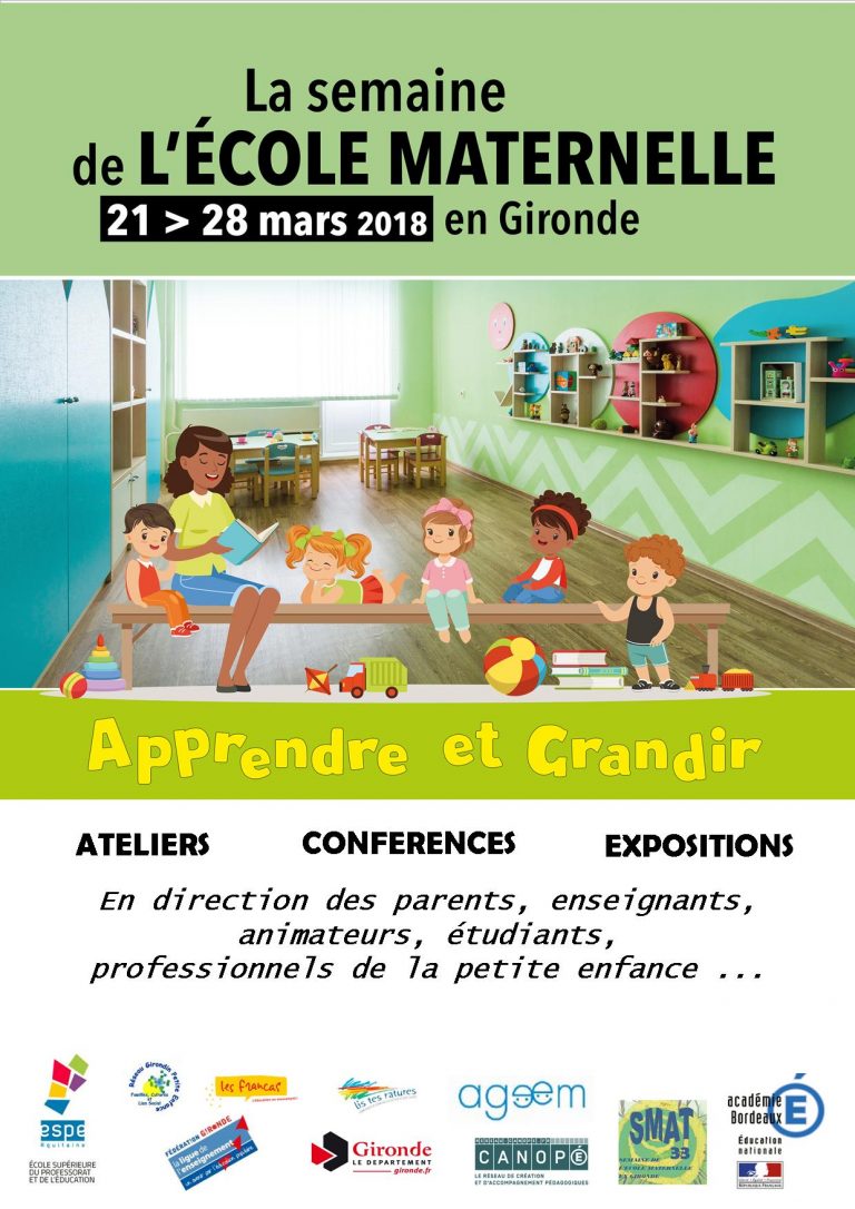 Semaine de l&rsquo;école maternelle : du 21 au 28 mars